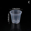 Home Garden Round Planter Pot Orchid Nursery Container Planter Container Transparent Orchid Container Round Starting Pot