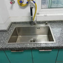 Modern Stainless Steel Kitchen Sinks Home Single Hole Kitchen Sink Under Counter Wash Basin Nano Handmade Kitchen Accessories