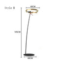 Ring Fishing Floor Lamp Room Decor Golden Long Pole Modern Simple LED Minimalist Light Luxury Designer Vertical Table Lamps