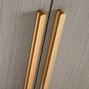 Furniture Drawer Pulls Aluminum Alloy Long Wardrobe Kitchen Cabinet Door Knobs Nordic Shoe Cupboards Cabinet Handles Hardware