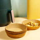 Airfryer Baking Paper Oil-Proof and Oil-Absorbing Air Fryer Disposable Paper Liner for Barbecue Plate Round Oven Pan Pad