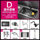 Kitchen Sinks Single Slot Black Kitchen Nano Sink 304 Stainless Steel Sink Under Counter Basin Home Kitchen s Accessories