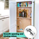 90 Degree Steel Cabinet Hinges 3 Inch Hinge Cabinet No-Drilling HoleHydraulic Buffer Hinge Kitchen Cabinet Cupboard Hinges