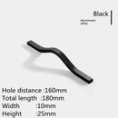 160mm-384mm Aluminum Alloy Gold Brushed Furniture Cabinet Door Handle Wardrobe Cupboard Door Drawer Handle Furniture Hardware