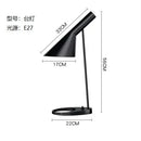 Modern LED Corner Floor Lamp Black White Lights Designer Arne Jacobsen Study Living Room Bedroom Stand Decoration Home Lighting