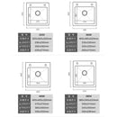 Bar Balcony Mini Sink Single Tank 304 Stainless Steel Kitchen Sinks Black Nano Thicken Wash Basin Small Sink Kitchen Accessories