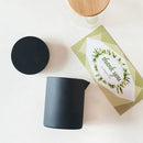 Frosted Glass Candle Cup Empty Incense DIY Candle Holder Handmade Wooden Lid Wax Container Aroma massage