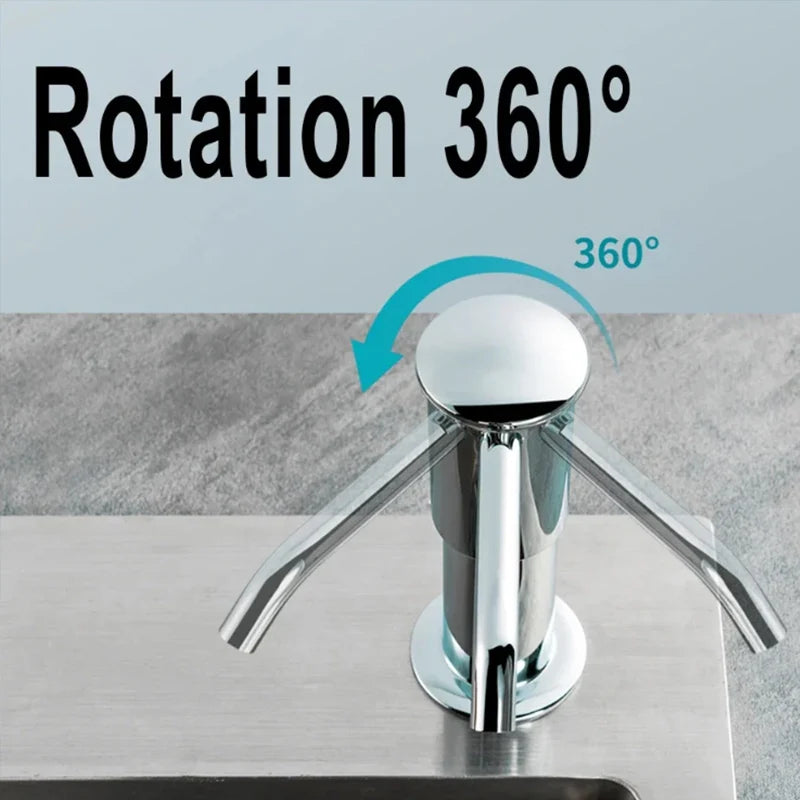 2024 new Soap Dispenser for Kitchen Sink Built in Sink Soap Dispenser Countertop Soap Dispenser Pump kitchen supplies