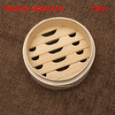 10/13/15cm  Chinese Dumplings Bamboo Steamer Cooker with Lid Dimsum Steamer Fish Rice Vegetable Basket Kitchen Cooking Tools