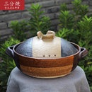 Japanese casserole small breakfast stew pan rice soup stewpan high temperature resistant ceramic clay pot gas cooker