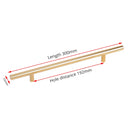 Stainless Steel Straight Cupboard Handles Knobs Brushed Black Gold Kitchen Door Handles Cabinet Pull Furniture Handle