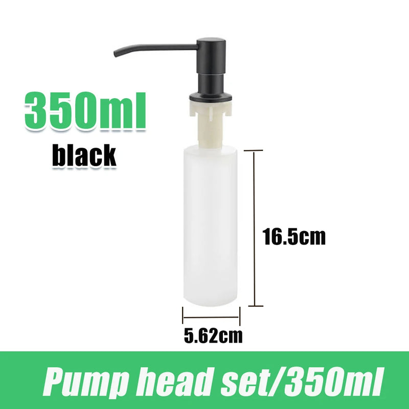 350/500ML Kitchen Liquid Soap Dispenser Pumps Kitchen Bathroom Soap Dispenser Sink Soap Bottle Kitchen Tool Bottle Accessories