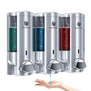 Wall Soap Liquid Dispenser No Drill Bathroom Shampoo and Conditioner Bottle Kitchen Dish Soap Detergent Container 1/2/3*200ML