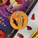 Guest Gift Candle Manifestation Herbal Intention Candle Unscented Spell Dried Flowers Candles with Crystal Tea Lights