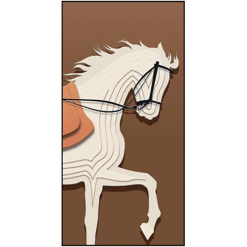 Modern Luxury Horses Canvas Posters and Prints Wall Art Entrance Decorative Painting Porch Living Room Home Decor Cuadros