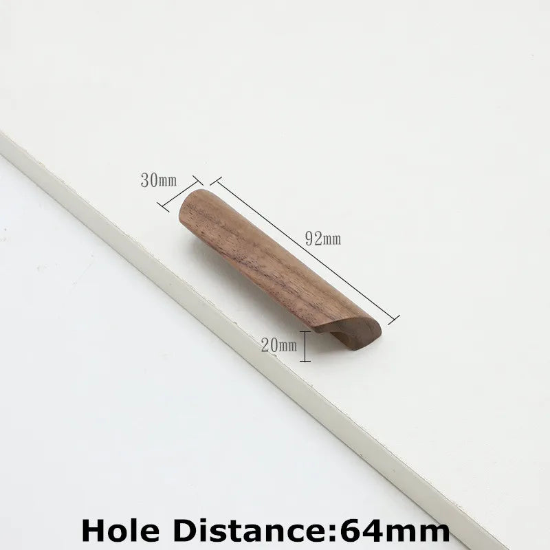 1pc Log Style Kitchen Cabinet Handle Drawer Solid Wood Furniture Wooden Door Drawer Knobs Cupboard Handles for Furniture