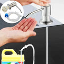 Stainless Steel Soap Dispenser Extension Tube Kit Kitchen Sink Liquid Soap Dispenser Bathroom Lotion Detergent Hand Press Pumps
