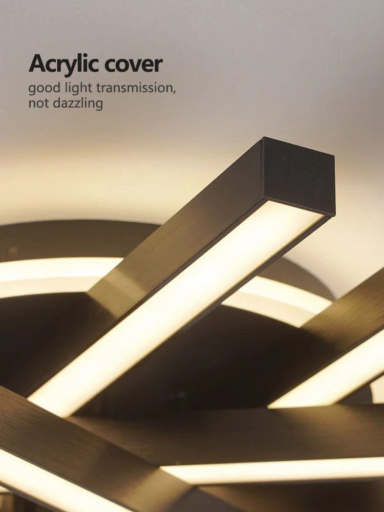 2024 new ceiling lamp Nordic modern LED lamp living room dining room bedroom lights ceiling chandelier