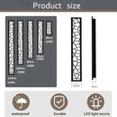 Waterproof outdoor wall lamp LED Tall Wall Lamp IP65 Aluminum Light Garden Villa porch Sconce Light 110V 220V Sconce Luminaire