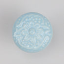 Colorful Floral Ceramic Handle Cabinet Door Solid Wood Furniture Wardrobe Handle Single-hole Drawer Hardware