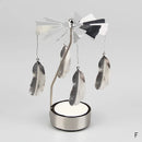 Metal Candlesticks For Candles Modern Room Decor Silver Carousel Candle Tea Light Holder Damper Home Decoration Valentine's Gift