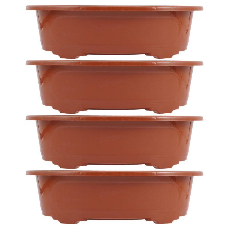 4 Pcs Flower Pots Outdoor Plants Plastic Home Bonsai Indoor Planter Flowerpots Cactus Succulent Planting Household Large