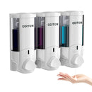 Wall Soap Liquid Dispenser No Drill Bathroom Shampoo and Conditioner Bottle Kitchen Dish Soap Detergent Container 1/2/3*200ML