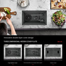 Kitchen Sink Small Single Slot Invisible Basin High Pressure Cup Washer Double Layer Drainage Cover Plate Lift Type Faucet