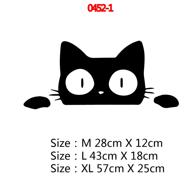 Creative Lazy Black Cat Wall Sticker Home Room Decoration Murals Wall Decals Art Wallpaper Amimals Vinyl Stickers