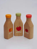 Montessori Kitchen Toys Wooden Kitchen Play House Simulation Play House Condiment Bottles Educational Toy for Children Gift