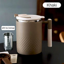 450ML Tea Cup with Infuser Coffee thermo Mug For Office Leakproof Tea Milk Cup Stainless Steel Liner Drinking Cup Drinkware