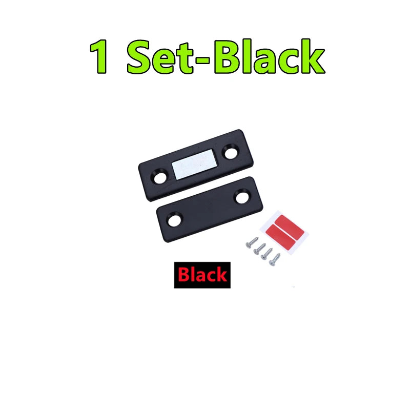 4/2/1Set Strong Magnetic Cabinet Catches Ultra-Thin Door Magnets Stops Invisible Adhesive Drawer Magnet Catch for Kitchen Closer