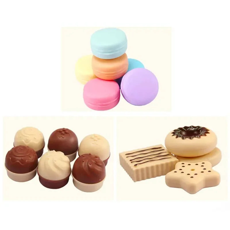 Kids Mini Kitchen Toys Birthday Egg Tower Simog Food Cooker Pot Cooking Girl Boy Parent Child Interactive Gift