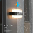 Outdoor Wall Light Courtyard Home Decoration Garden Exterior Motion Sensor LED Lighting Wall =Interior Facade Lamps Wall