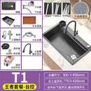 Honeycomb Embossed 304 Stainless Steel Sink, Kitchen Sink 304 Large Single Sink, Thickened Vegetable Basin, Dishwasher