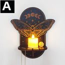 New Crystal Decorative Shelf Wooden Carving Pattern Handicraft Crystal Rack Home Candle Holder Decor Crystal Display Stand Craft