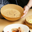 30/50/100pcs Air Fryer Disposable Paper Liner Non-Stick Mat Steamer Round Paper Baking Mats Kitchen Baking AirFryer Tools
