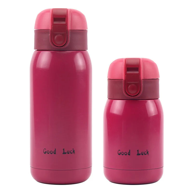 200ml/360ml Cute Candy Mini Thermos Cup Kids Cartoon Hot Water Bottle Stainless Steel Thermal Coffee Mug Vacuum flask insulated