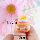 10Pcs Dollhouse Simulation Miniature Layer Cake Model Mini Dessert Food Toys Dolls House Kitchen Dinning Room Decor Accessories