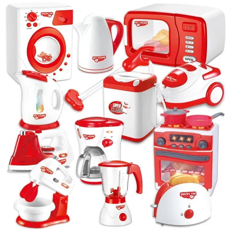 Children's simulated kitchen playhouse toy multifunctional cooking small appliance set toy