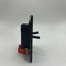 Eu Black Retro Toggle Wall Light Switch belt. Antique Switch socket with USB charging. 220V1gang2way Speed control switch