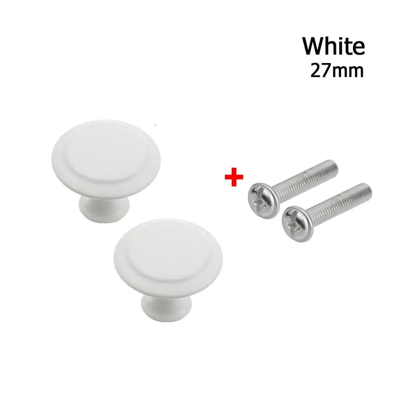2pcs/lot Kitchen Cupboard Round Shape Furniture Fitting Cabinet Cabinet Pulls Wardrobe Pulls Drawer Knob Door Handle