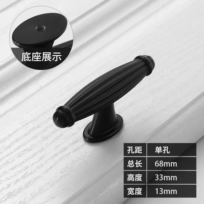 Black Handles Furniture Cabinet Knobs Muebles Handle Kitchen Handles Drawer Knobs Cabinet Pulls Cupboard Handles Knobs
