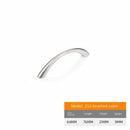 Curved Handles Wardrobe Cabinet Pull Handles Drawer Knobs Zinc Alloy Cupboard Door Handle Furniture Fitting Home Hardware