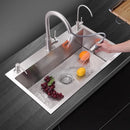 Stainless Steel Chinese Kitchen Sinks for Kitchen Sink Thickened Brushed Process Simple and Creative Kitchen Sink for Restaurant