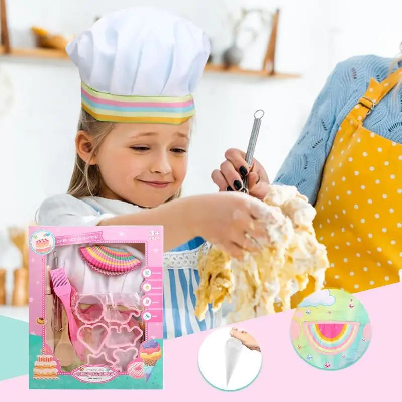 Children Cooking Set Kids Cooking and Baking Set Pretend Kitchen Tools for Toddler 3 Kids Cooking Sets Toddler Toys Kitchen Set