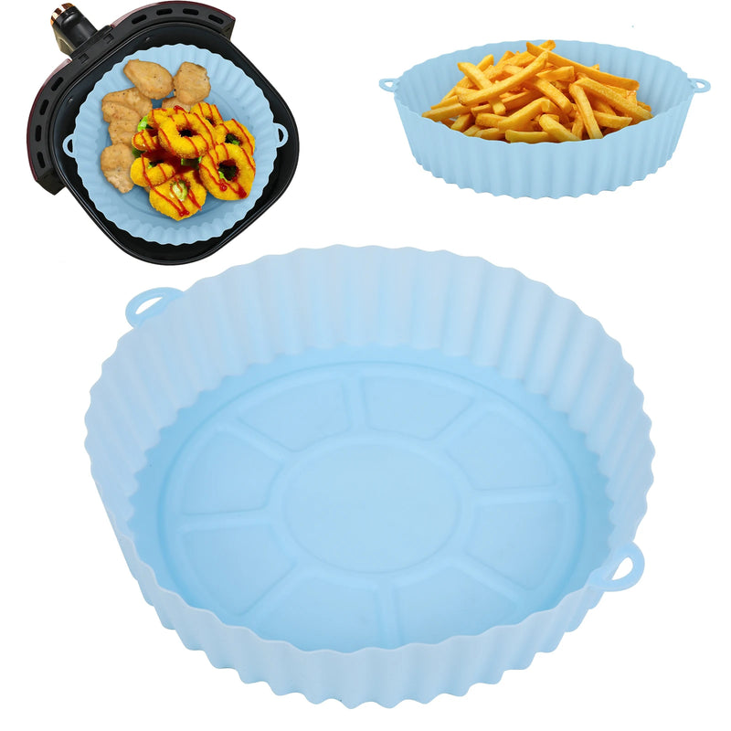 Silicone Air Fryers Oven Baking Tray Fried Chicken Basket Mat Air Fryer Silicone Pot Replacement Grill Pan AirFryers Accessories