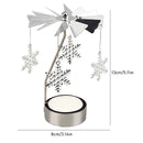 Metal Candlesticks For Candles Modern Room Decor Silver Carousel Candle Tea Light Holder Damper Home Decoration Valentine's Gift