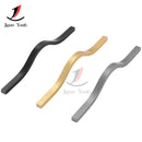 160mm-384mm Aluminum Alloy Gold Brushed Furniture Cabinet Door Handle Wardrobe Cupboard Door Drawer Handle Furniture Hardware