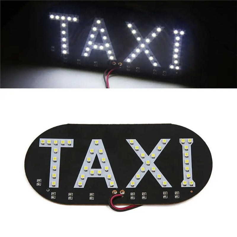 Taxi Cab Windscreen Windshield Sign LED Light Car High Brightness Lamp Bulb